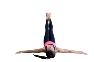 Legs-up-the-wall pose (viparita karani)