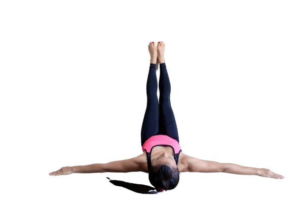 Legs-up-the-wall pose