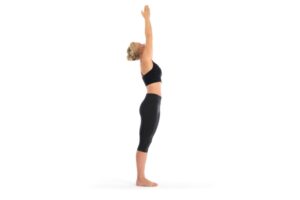 Upward hand pose (urdhva hastasana)