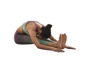 Seated forward bend (paschimottanasana)