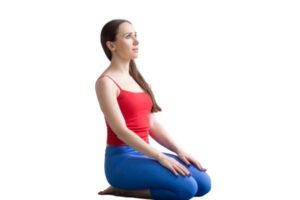 Vajrasana (thunderbolt pose)