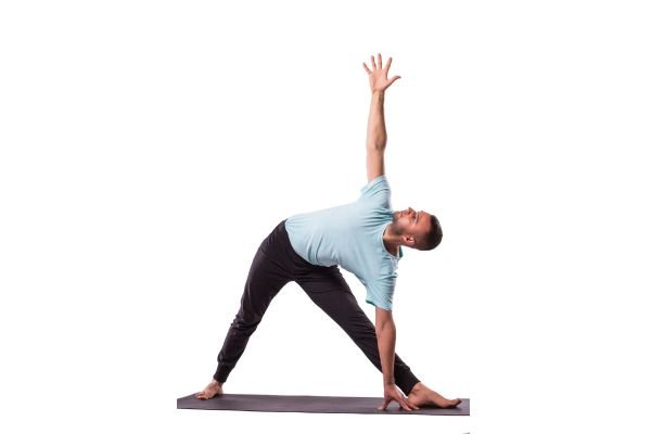 Triangle pose trikonasana