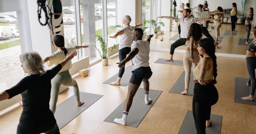 Gym yoga