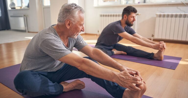 Inflexible men yoga classes in dubai