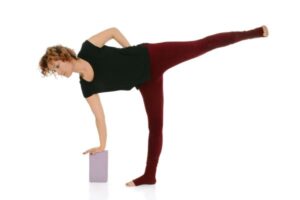 Ardha chandrasana or half moon pose