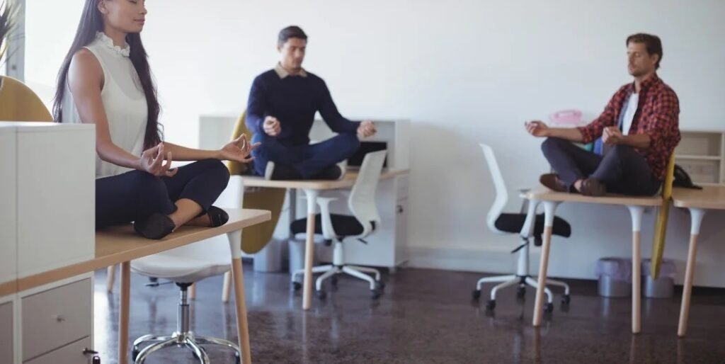 5 office yoga poses to improve your posture and relaxation